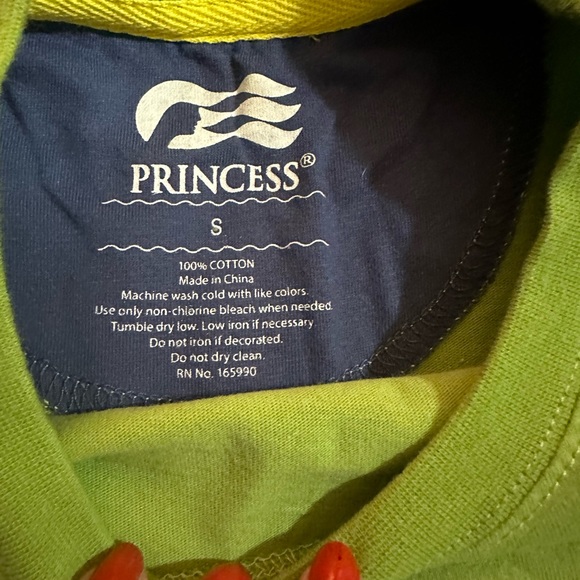 Princess Cruise Mens Small Tee color green - Picture 2 of 3